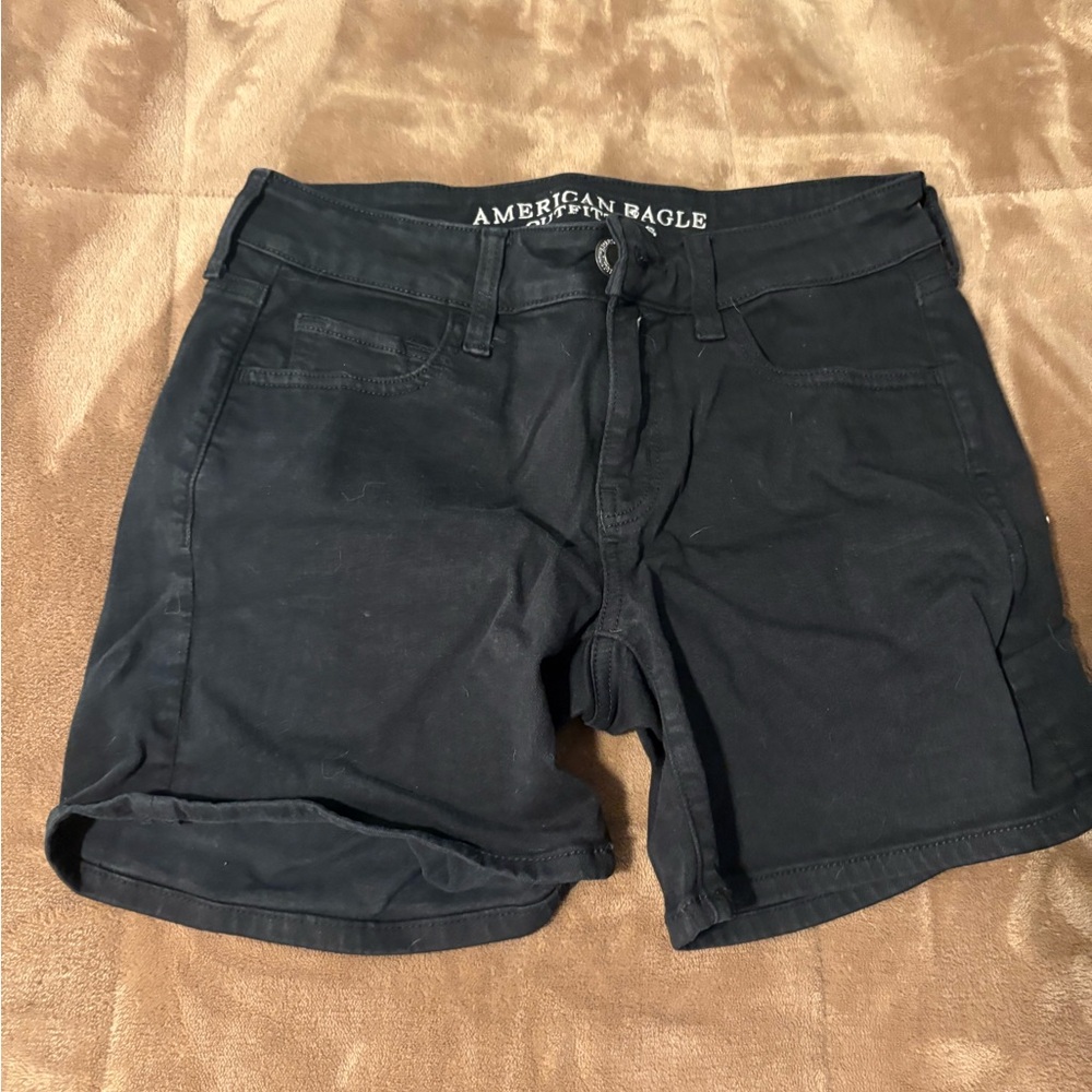 American Eagle Outfitters Women's Dark Jean Shorts